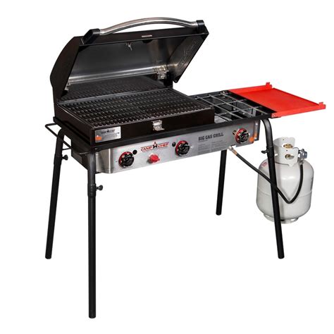 big gas grill three burner stove
